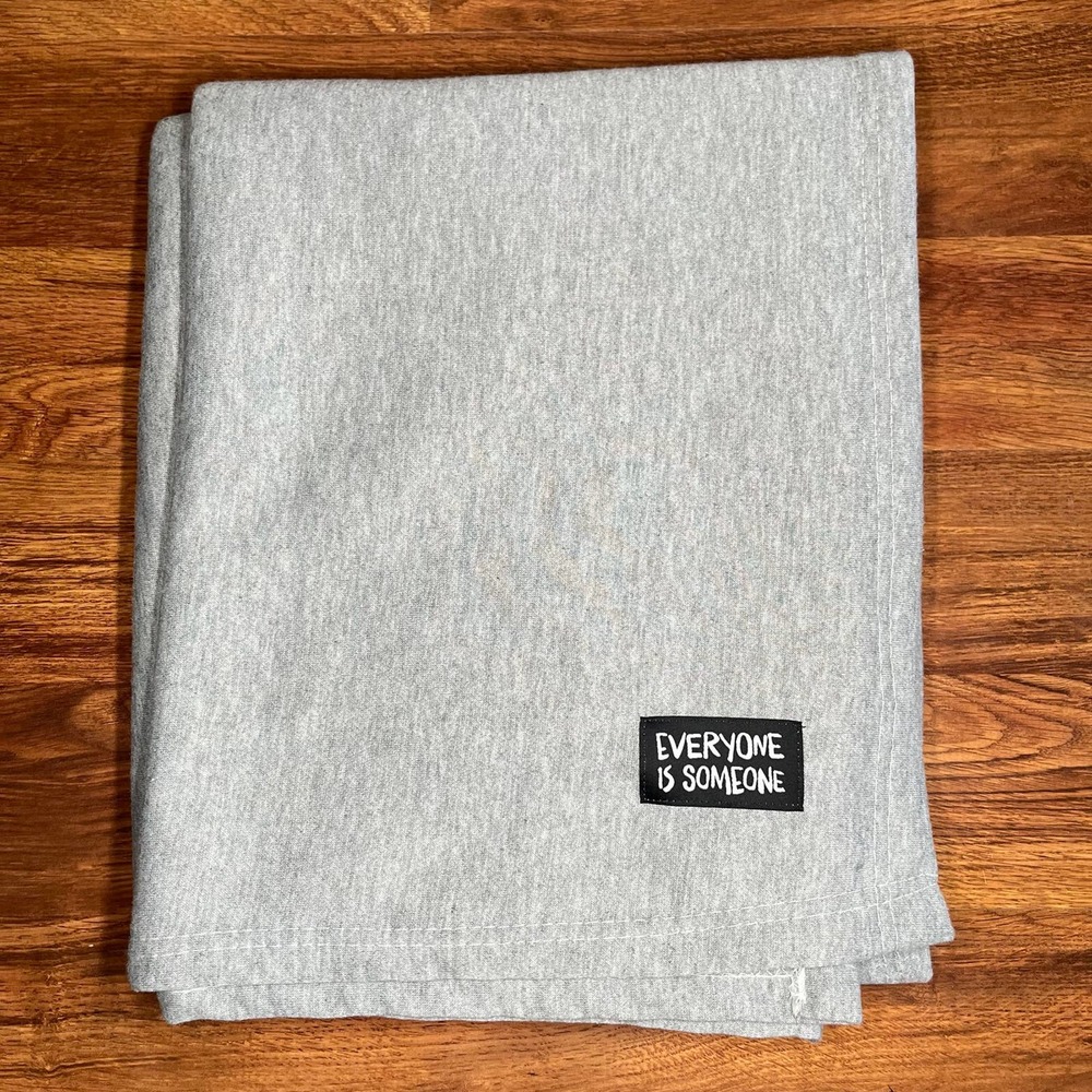 Sackcloth & Ashes Gray Throw Blanket Everyone Is Someone